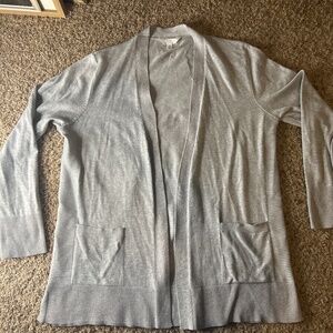 Grey cardigan